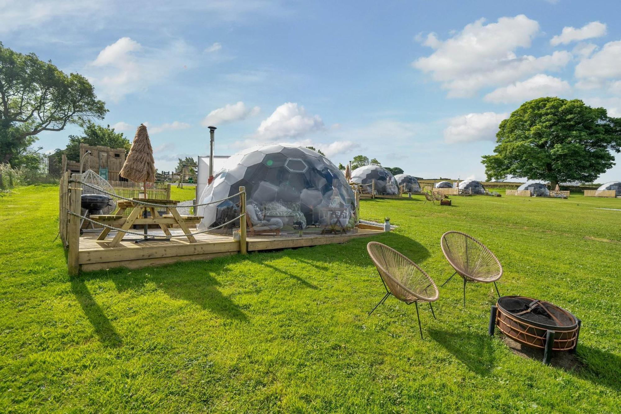 Deerstone Glamping-Boulsworth Hill Dome Hot Tub Hotel Earby Exterior photo
